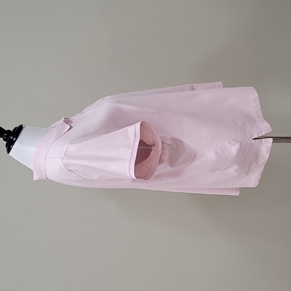 Women's size 2X IZOD button-up pink polo shirt with short sleeves - Picture 4 of 8